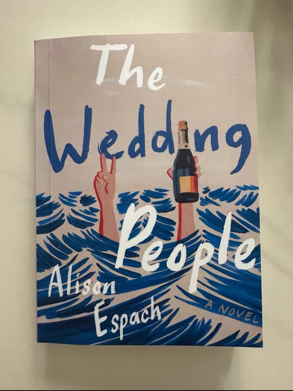 The Wedding People by Alison Espach — Blue Cover Paperback